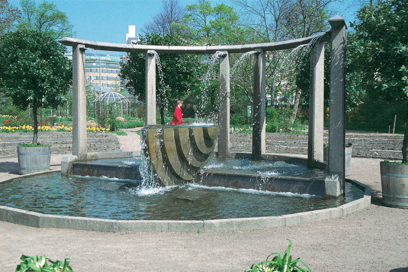 fontän i trädgårdsföreningen i göteborg
